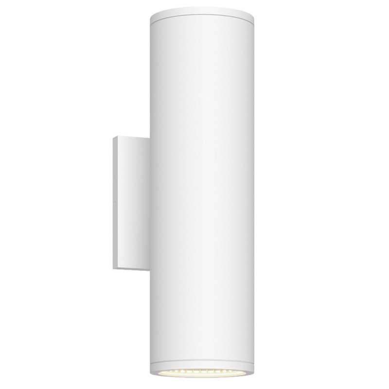 Nordic 2 - Light LED Flush Mounted Sconce, 12" H x 4.63" W x 3.38" D, White, 30 W