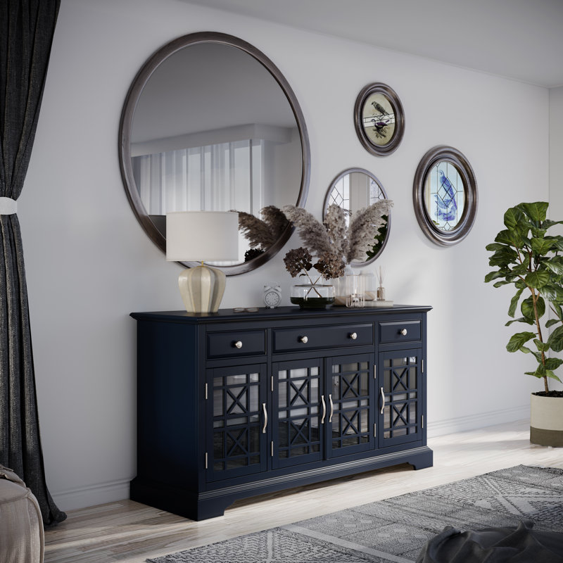 Sina 153cm Sideboard, Navy Blue