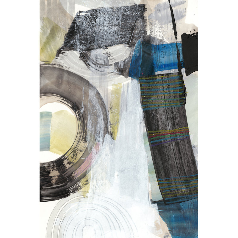 Kabuki II by Jodi Fuchs - Painting on Canvas, Wrapped Canvas, 46 cm H x 30 cm W