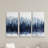" Indigo Forest " 3 Piece Art-1740254172