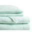 Ensemble de draps 4 pièces pour lit très grand 100% molletonné, douillet et ultra doux