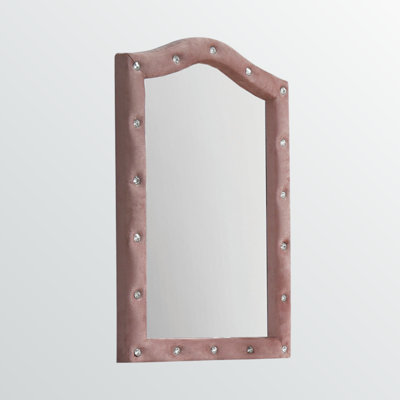 Montreux Mirror in Pink Fabric