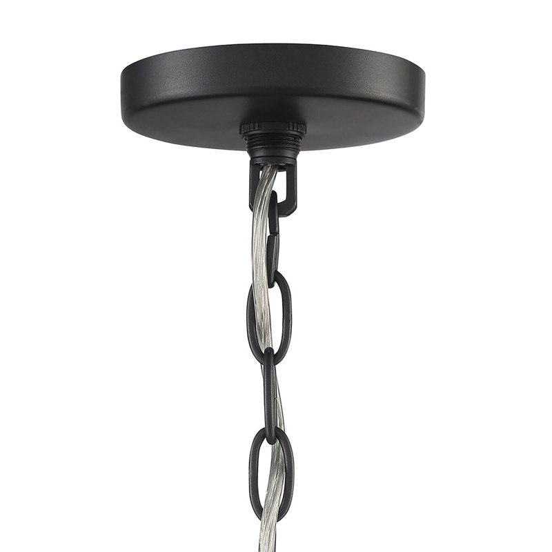 Denni 1 - Light Gray-Washed/Bronze Single Pendant