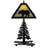 21.5" High Lone Bear W/Lighted Base Table Lamp