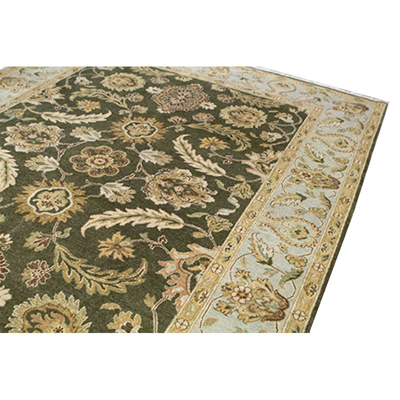 Wool Floral Area Rug