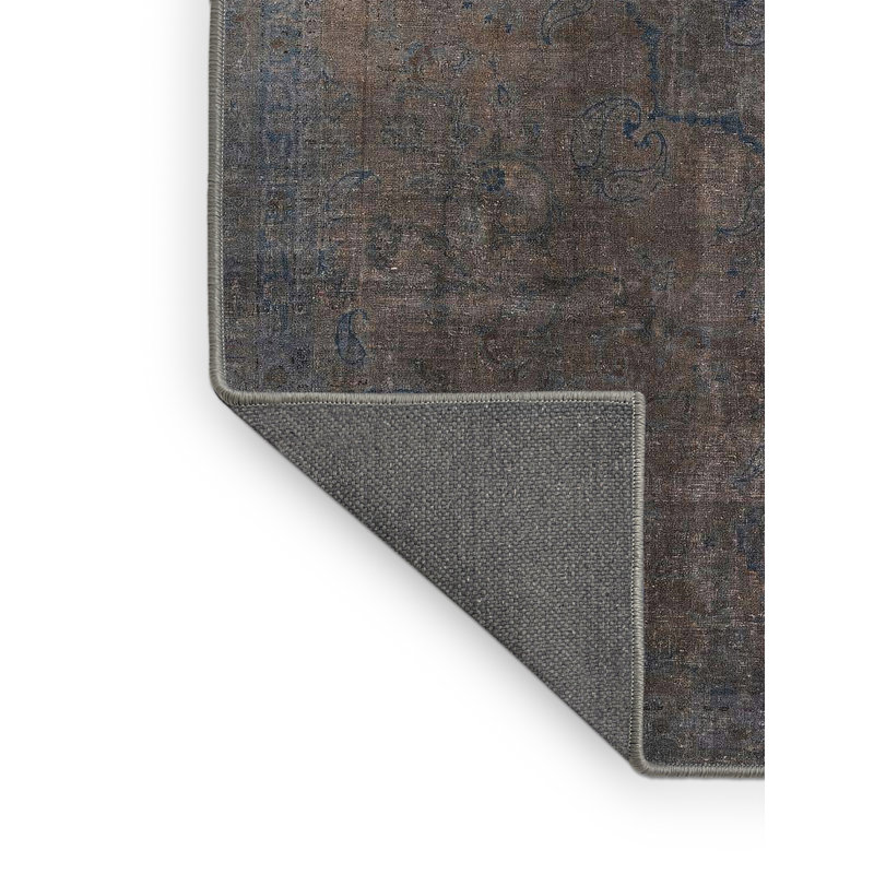 Tapis décoratif multicolore à motif abstrait, Rectangle 4 pi x 6 pi
