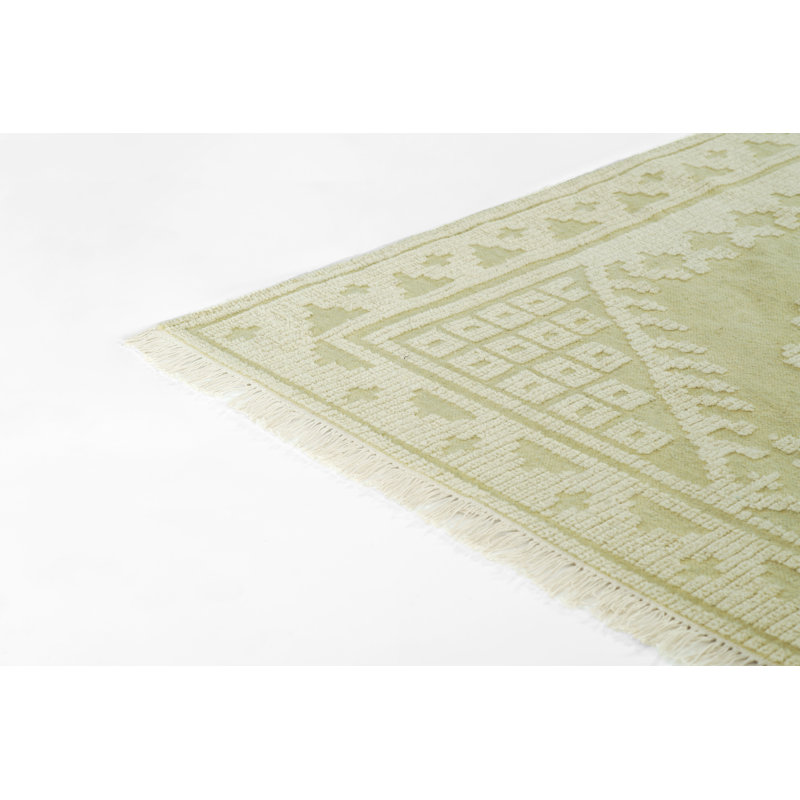 Momeni Bristol Traditional Medallion Green Area Rug, Rectangle 8' x 10'