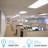 Rectangle Troffer LED Ceiling Light (Set of 2)-44461582