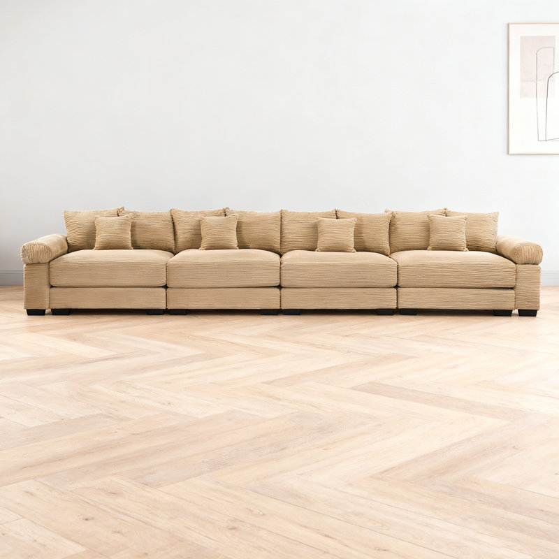 Canapé modulaire surdimensionné de 170 po Cloud, Chameau