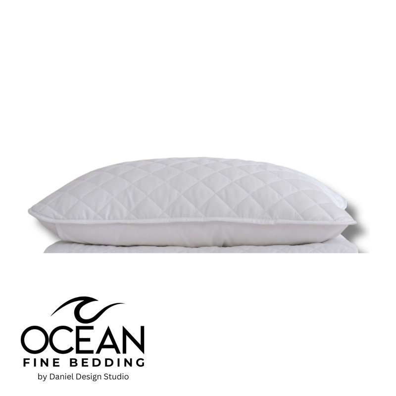 OCEAN FINE BEDDING Sham Set, King, White