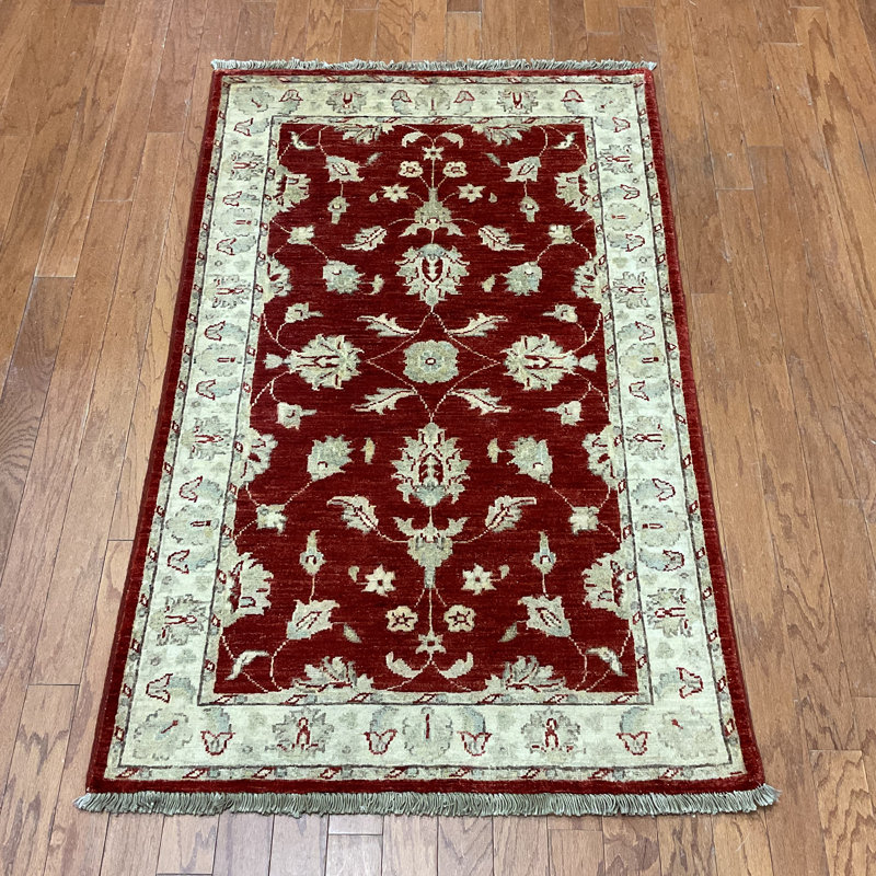  Handmade Oushak Wool Rug