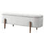 Banc de rangement Ivory Boucle