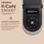 Cafetière à dosette K-Cafe SMART Keurig, café au lait et cappuccino Keurig, noir