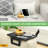 Upgraded Couch Arm Tray Table With Dual Phone Holder - Multi-Functional Sofa Armrest Tray For Drinks, Snacks, Tablets - Sturdy Design With Non-Slip Surface For Home Use