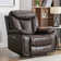 Saneela 40" Wide Modern Breathable Leather Power Recliner with Durable Diamond Stitching & USB