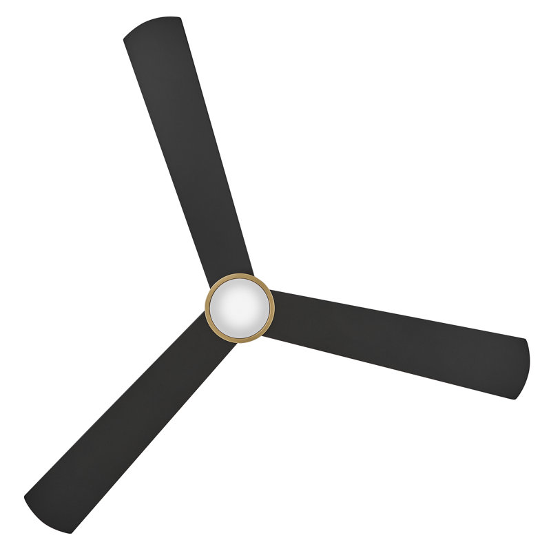 Ventilateur intelligent DEL Hinkley, Laiton héritage, Naturel