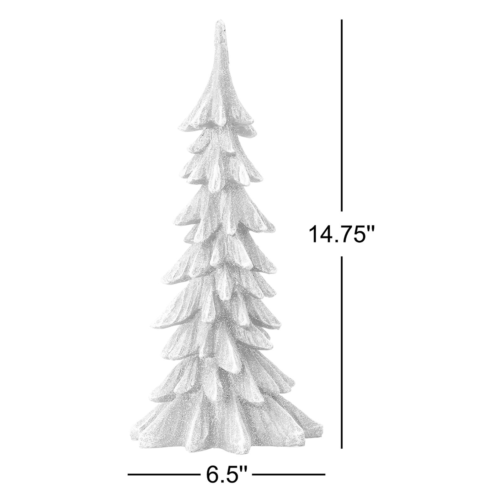 Resin Tabletop Christmas Tree, Green
