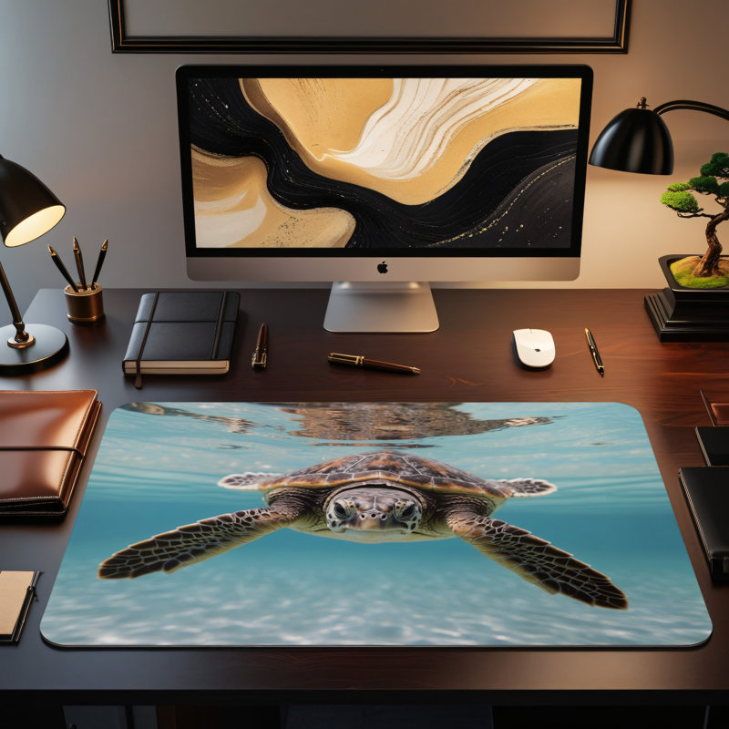 Polyester Desk Pad, 23.6x13.8