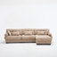 Canapé modulaire en L modulaire avec siège profond et repose-pieds mobile Cloud Couch-149404490-149404495