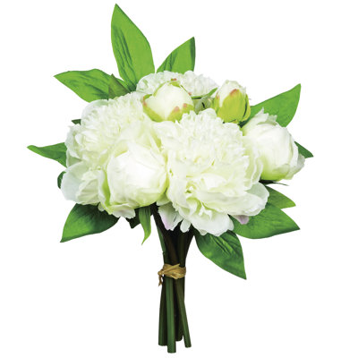 Pivoine artificielle blanche Sullivan's
