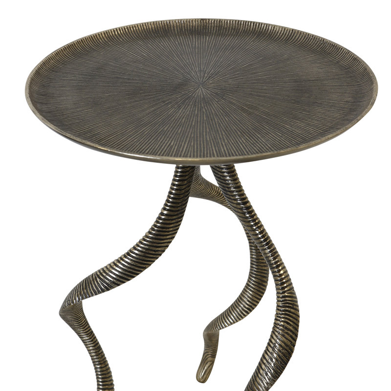 Table d'appoint Serpentine Root - Laiton antique
