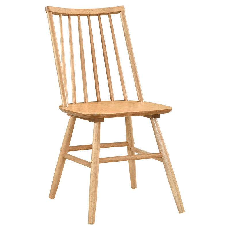 Chaises en bois courbées élégantes 2 pièces, finition chêne naturel, pour les chaises d'appoint de salle à manger avec courbe, fabrication