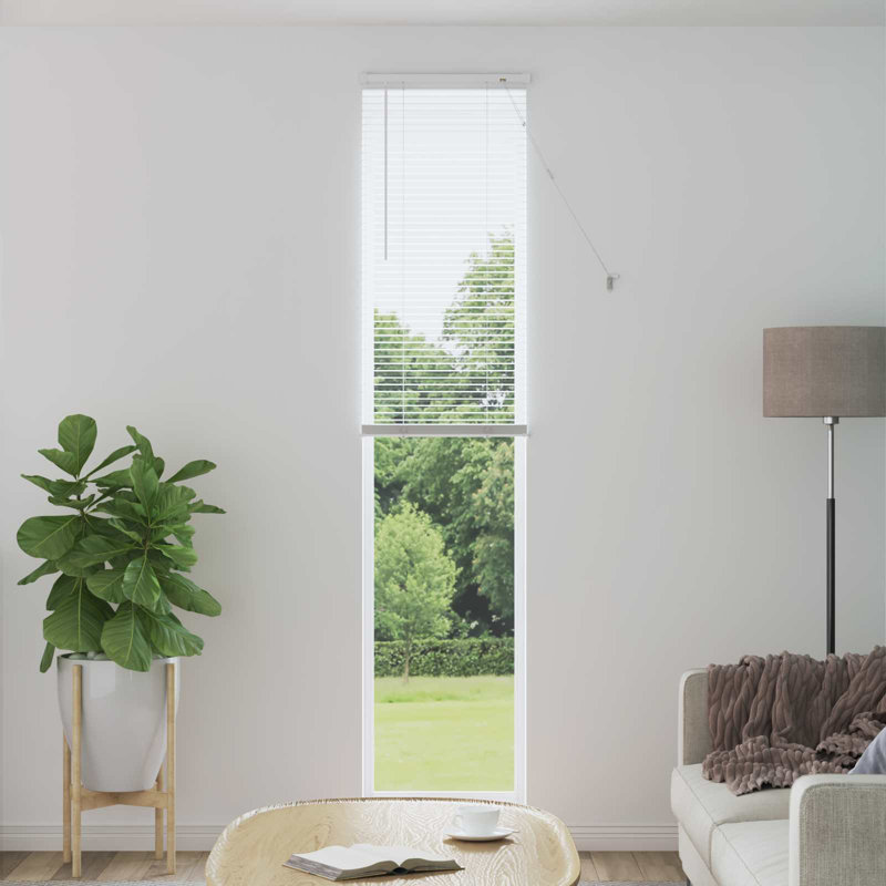 Horizontal/Venetian blind, White, 50cm W x 213cm L