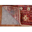 Tapis de couloir oriental rouge en laine 3x8