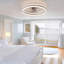 Ventilateur de plafond avec lumières DEL à intensité variable