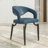 Dixfield Polyurethane Metal Upholstered Back Side Chair-1012883315-1009767660