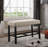 Upholstered Bench, Contemporary Rustic Dining Bench, Counter Height Bench with Nailhead Trim-1797573469-1791685904
