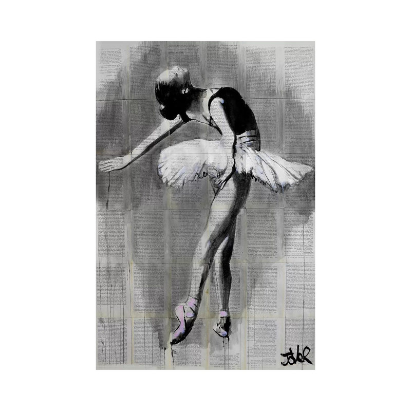 «Her Finest Moment» par Loui Jover - reproduction d'art sur toile tendue, H 40 po x l 26 po x P 1,5 po