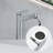 Single Hole Bathroom Faucet with Supply Line-115584385