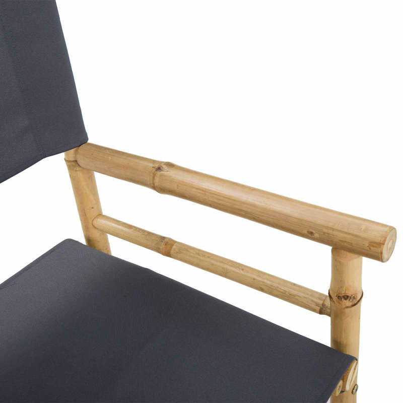 Patio Dining Armchair, Grey/Teak