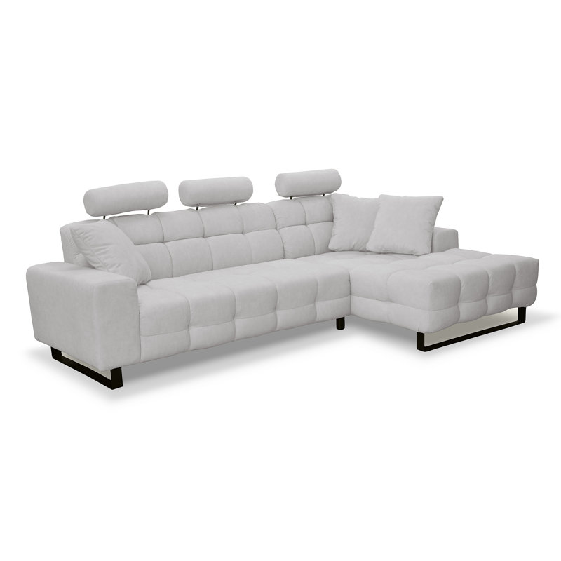 4 Seater Corner Sofa, Clear, Right Hand Facing