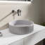 Lavabo de salle de bain en béton