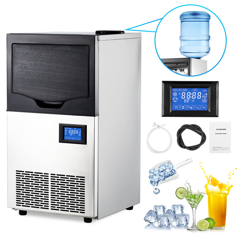 Gaomon 140 Lb. Daily Production Nugget Ice Freestanding Ice Maker