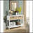 Flavius White Finish Console Table