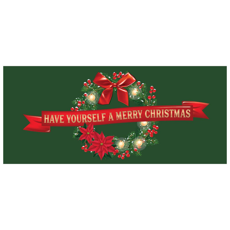 Housse de porte de garage 7 pi Merry Christmas, 192