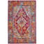 Tapis bleu clair / fuchsia Myia-20658198
