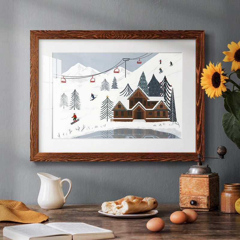Collection de piste de ski A, Érable, H 14 po x l 20 po x P 1,5 po