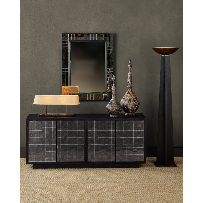 Mosaico Rectangle Solid Wood Wall Mirror