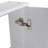 24" Bathroom Wall Cabinet, Soft Close Doors, Float Mounting Design,Glossy White,(Kd-Packing)