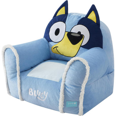 Bluey Kids Bean Bag Sofa Chair With Armrests