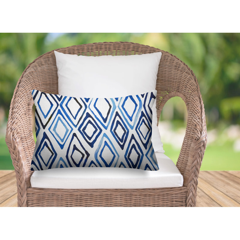 Housse et insert de coussin rectangulaire d'extérieur Elden