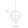 Kinetic 1 - Light Titanium LED Single Pendant