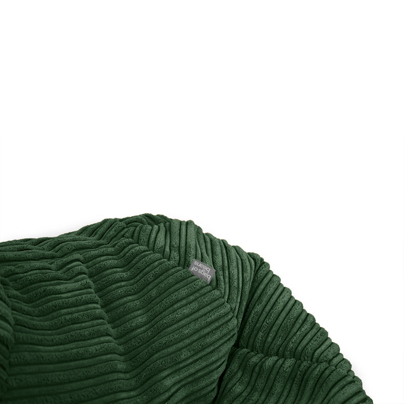 Polyester Refillable Classic Bean Bag, Green