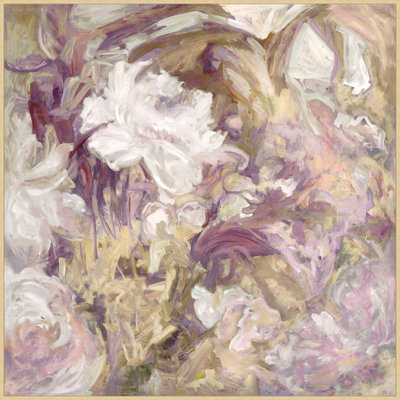 Flourish - peinture sur toile à cadre flottant