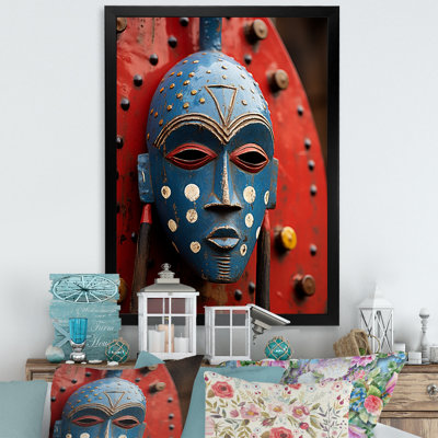 Masque rituel africain festif I