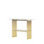 Metal Frame Console Table, Entryway Table with Storage Shelf for Living Room